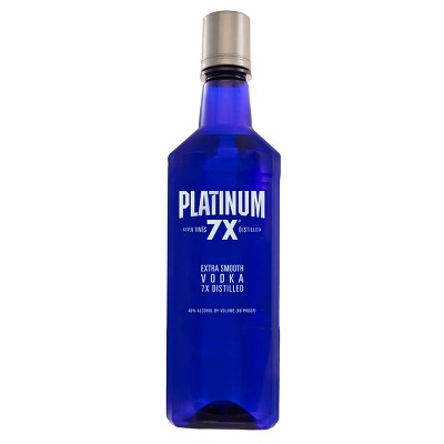 Platinum 7x Distilled Vodka - 750ml Bottle : Target