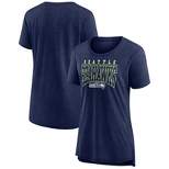 NFL Seattle Seahawks Women's Champ Caliber Heather Short Sleeve Scoop Neck Triblend T-Shirt