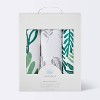 Muslin Swaddle Blanket - Cloud Island™ Green - image 3 of 3