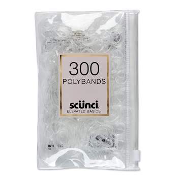 scunci Mixed Size Polyband Hair Ties - 300pc