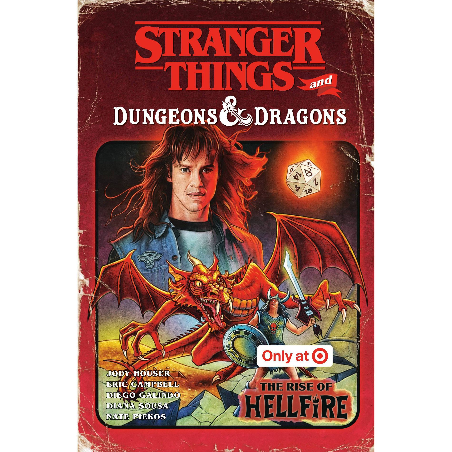 Stranger Things and Dungeons & Dragons: The Rise of Hellfire - Target Exclusive Edition - by Jody Houser (Paperback)