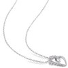 EVERLY JEWELRY | Sterling Silver Diamond-Accent Heart Pendant with Chain - 2 of 4