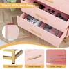 Storage cabinet with 4 drawers, anti-tip storage cabinet, suitable for clothes, wardrobe, living room, corridor, entrance - 3 of 4