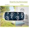 Majestic Home Goods,Bolster Pillow Sea Horse - 4 of 4