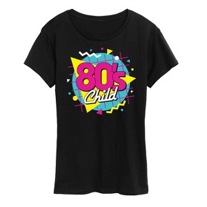 Women's - Instant Message - 80's Child Short Sleeve Graphic T-Shirt - 1 of 4
