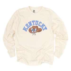 Simply Sage Market Kentucky Hat With Bow Garment Dyed Long Sleeve - 1 of 4