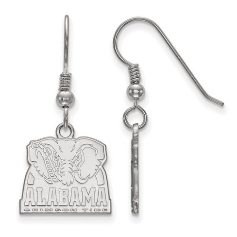 Black Bow Jewelry Sterling Silver Alabama Crimson Tide NCAA Dangle Earring - image 1 of 3