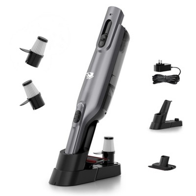 AYONTIN Cordless Handheld Vacuum, Lightweight Portable Hand Vacuum Cleaner with LED Light,Rechargeable Hand Held Vacuum with Charging Dock, Powerful