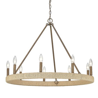 Golden Lighting Yates 9 Light Chandelier