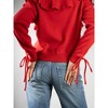 Jess by Meiko Women's Lightweight Flouncy Tie Cardigan - 4 of 4