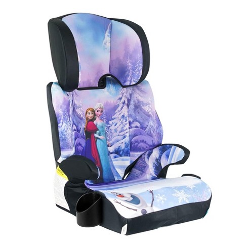 Booster car seat with cup clearance holder