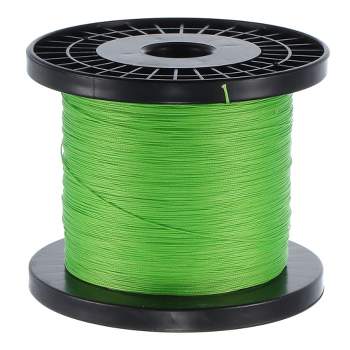 Unique Bargains 8 Strands Abrasion Resistant Smooth Zero Stretch PE Braided Fishing Line Green 1pc - 549yds,42.55lb