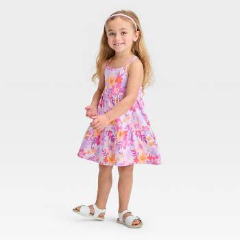 Toddler Girls' Tropical Tank Dress - Cat & Jack™ Purple