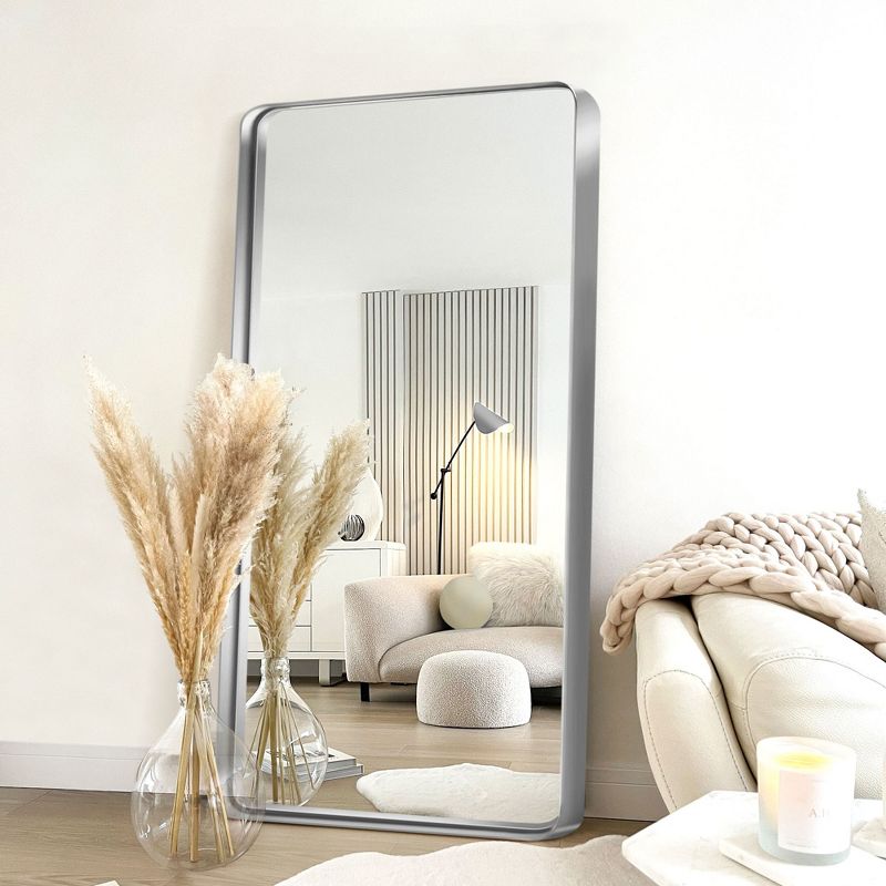 Neutypechic Metal Frame Arched Wall Mounted Mirror Decorative Wall Mirror, 5 of 9