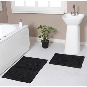 Modesto Collection Cotton Tufted Set of 2 Bath Rug Set - Home Weavers - 1 of 4