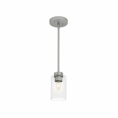 Hunter Fans Hartland 1 - Light Pendant in  Matte Silver