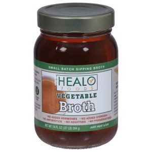 Healo Foods Vegetable Broth - Case of 6 - 14 OZ - 1 of 1