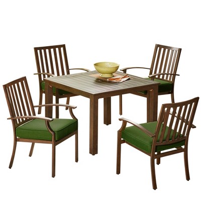 5pc Bridgeport Dining Set Green - Royal Garden