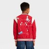 Boys' Pokemon Pikachu Varsity Nylon Jacket - Red/Cream - 3 of 4