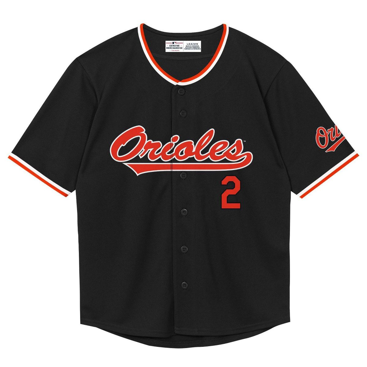 MLB Baltimore Orioles Henderson Youth Wordmark Jersey - thumbnail 2