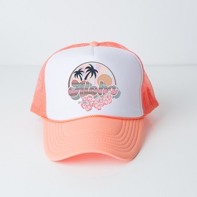 Simply Sage Market Retro Aloha Adult Foam Trucker Hat
