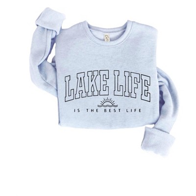 Women's Unsiex - Lake Life Is The Best Sweatshirt - OAT COLLECTIVE