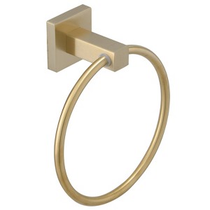 Towel Ring Bath Round Towel Hanger Wall Mount for Bathroom Toilet Kitchen Stainless Steel - 1 of 4