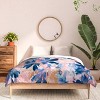 Deny Designs 3pc Full/Queen Mirimo Floralia Blue Comforter and Sham Set - 3 of 4