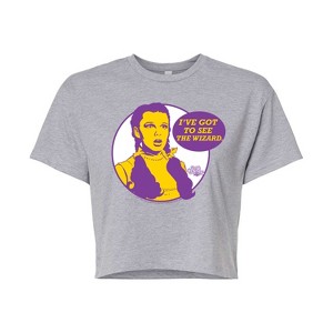 Women's - Wizard of Oz - Dorothy I've Got To See The Wizard Cropped Graphic T-Shirt - 1 of 4