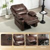 Resenkos Resenko Power Lift Recliner with Vibration Massage, Heat, Remote, Side Pockets, PU Leather for Elderly, - 2 of 4