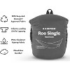 Kammok Roo Single Hammock with Stuff Sack, Waterproof Ripstop Nylon, Gear Loops, Lightweight for Camping and Backpacking - 3 of 4