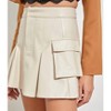 Women's Leather Cargo Mini Skirts - DO+BE - 4 of 4