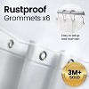 LiBa Premium 8G PEVA Bathroom Shower Curtain Liner - Waterproof, Non-Toxic, Thick Plastic with Rustproof Grommets - 4 of 4