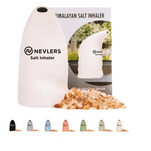 Nevlers Ceramic Salt Inhaler with 6 Oz of Natural Himalayan Pink Salt - 1 of 4