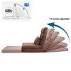 SKONYON 3-in-1 Convertible Floor Chair: Sofa, Lounger & Bed with 14-Position Recline - 4 of 4