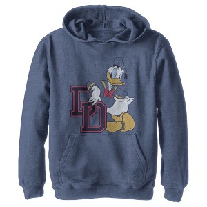 Boy's Disney Donald Duck Athletic Club Pull Over Hoodie - 1 of 4
