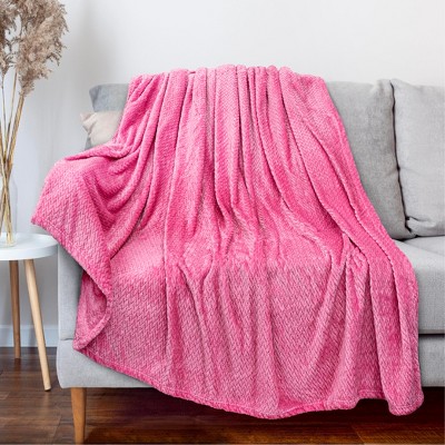 Pavilia Lightweight Fleece Throw Blanket For Couch, Soft Warm Flannel ...