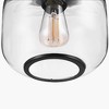Globe Electric 1-Light Matte Black Flush Mount Ceiling Light: ETL Listed, Dimmable Cylinder Shade - 4 of 4