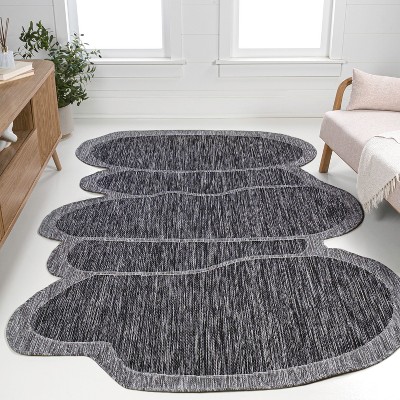 JONATHAN Y Jasper Modern Rustic Abstract Indoor/Outdoor Area Rug