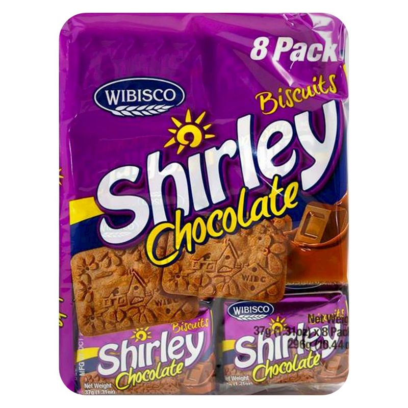 Wibisco Shirley Chocolate Biscuits - 8ct, 1 of 2