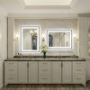 Apmir Super Bright Front & Back LED Lighted Anti-Fog Aluminum Alloy Framed Tempered Glass Bathroom/Vanity Mirror with ETL & 3-Year Warranty - 4 of 4