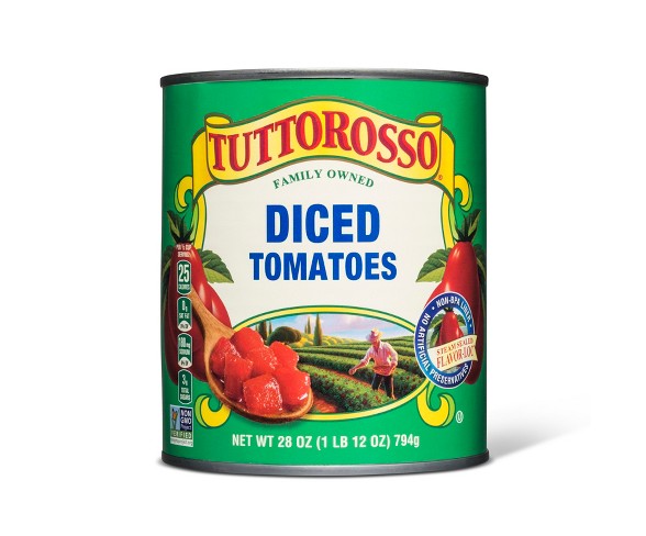 Tuttorosso Diced Tomatoes - 28oz