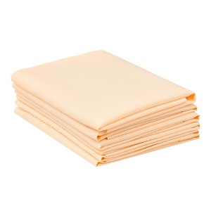 Unique Bargains Wedding Restaurant Dinner Banquet Polyester Napkins 19 x 19 Inches 6 Pcs - 1 of 4