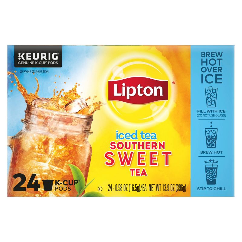 Lipton Southern Sweet Iced Tea Caffeinated Keurig K-Cup Pods - 24ct, 4 of 7