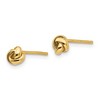 Black Bow Jewelry 5mm Polished Love Knot Earrings in 14k Yellow Gold - 2 of 4