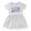 The Juniper Shop Patriotic 1776 Checkered Toddler Dress - 2 of 4