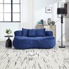 Grungis Bean Bag Chair,Beanbag Chair with High Back,Lounge Sofa with 3 Pillows for Couples,Large Comfy Couch for Living Room Bedroom - 2 of 4