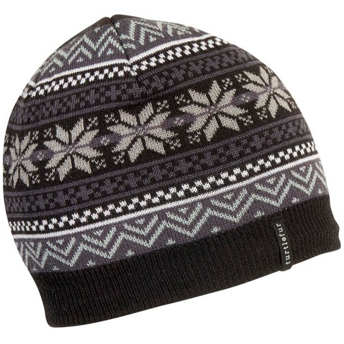 Turtle Fur Men's Nuka Merino Wool Nordic Ski Hat, Black : Target