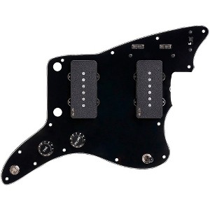 EMG JMaster System BPB (/Parchment/) 3 Ply Pickguard /Pickups /Knobs Black - 1 of 1