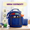 Hearth & Harbor Crochet Kit for Beginners Adults and Kids, Amigurumi and Crocheting Kit with Soft Yarn and Sage Green Crochet Bag - 2 of 4
